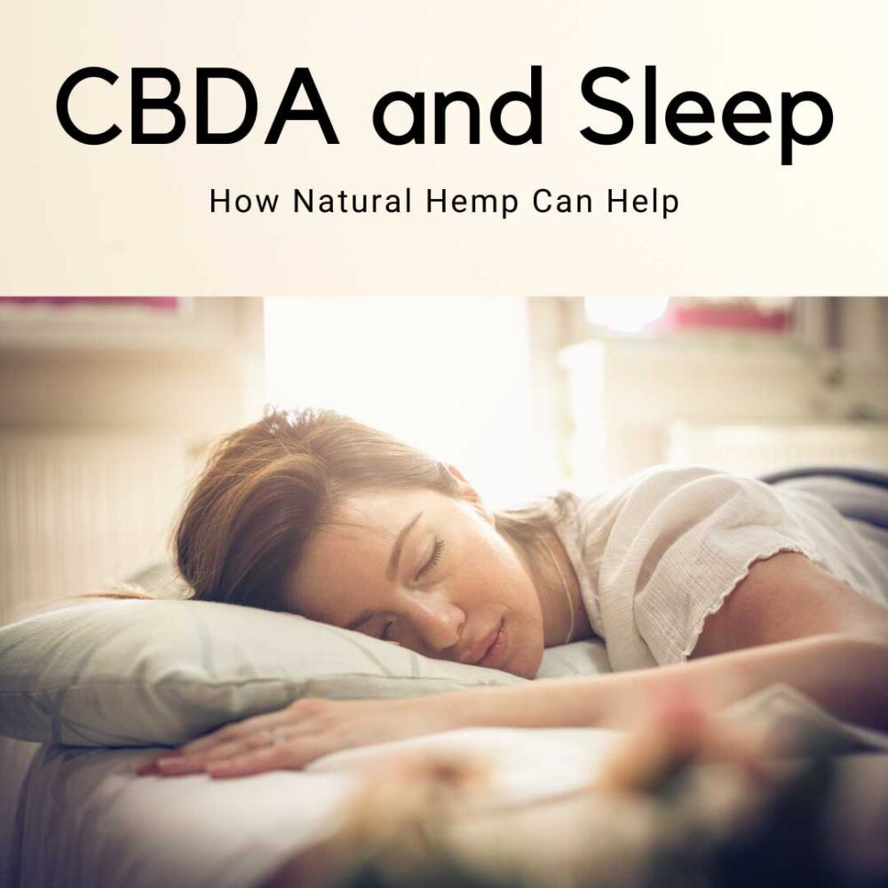 CBDA For Sleep: Can This Cannabinoid Help You Overcome Insomnia ...