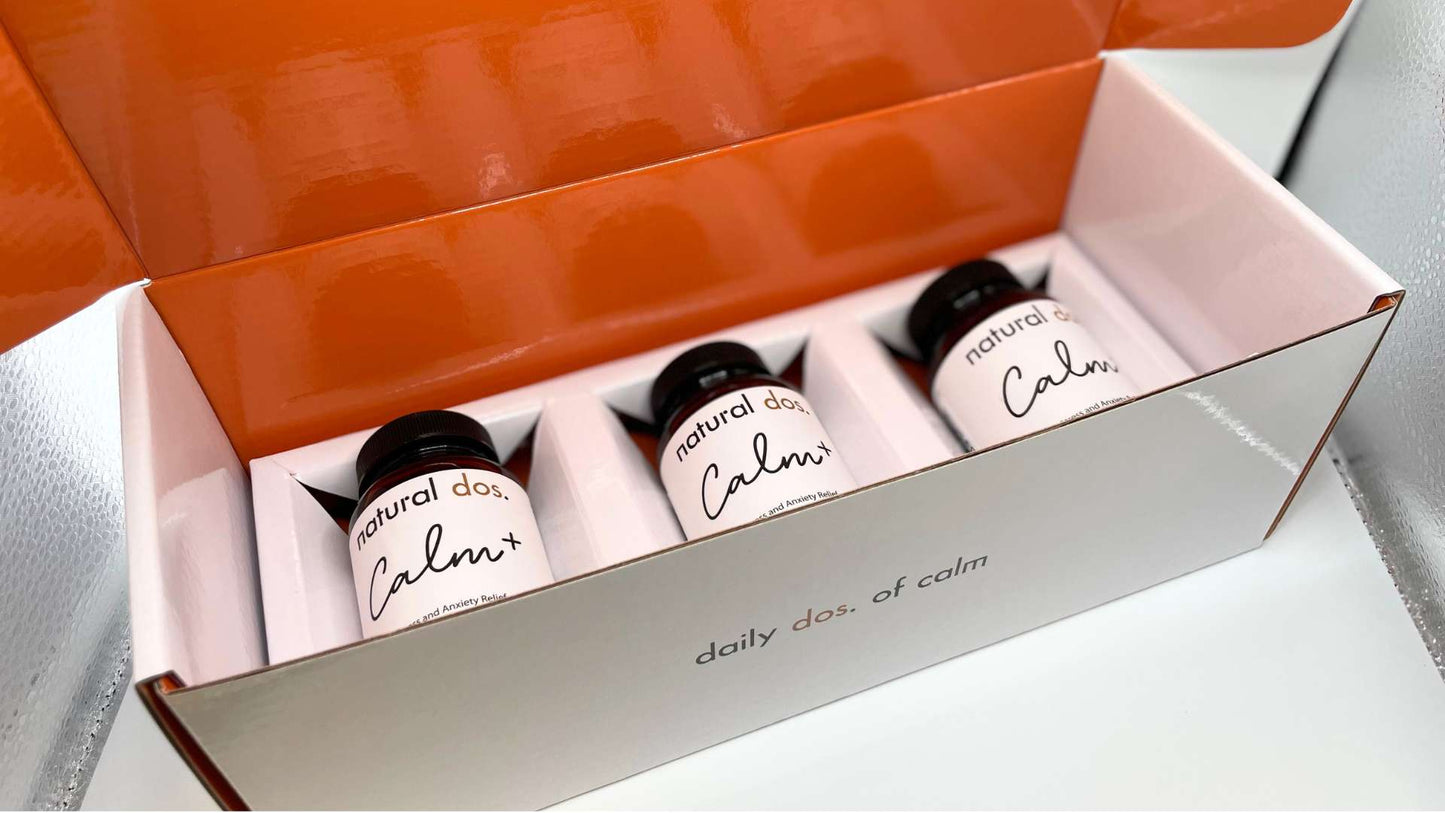 CBDA Calm softgels boxed