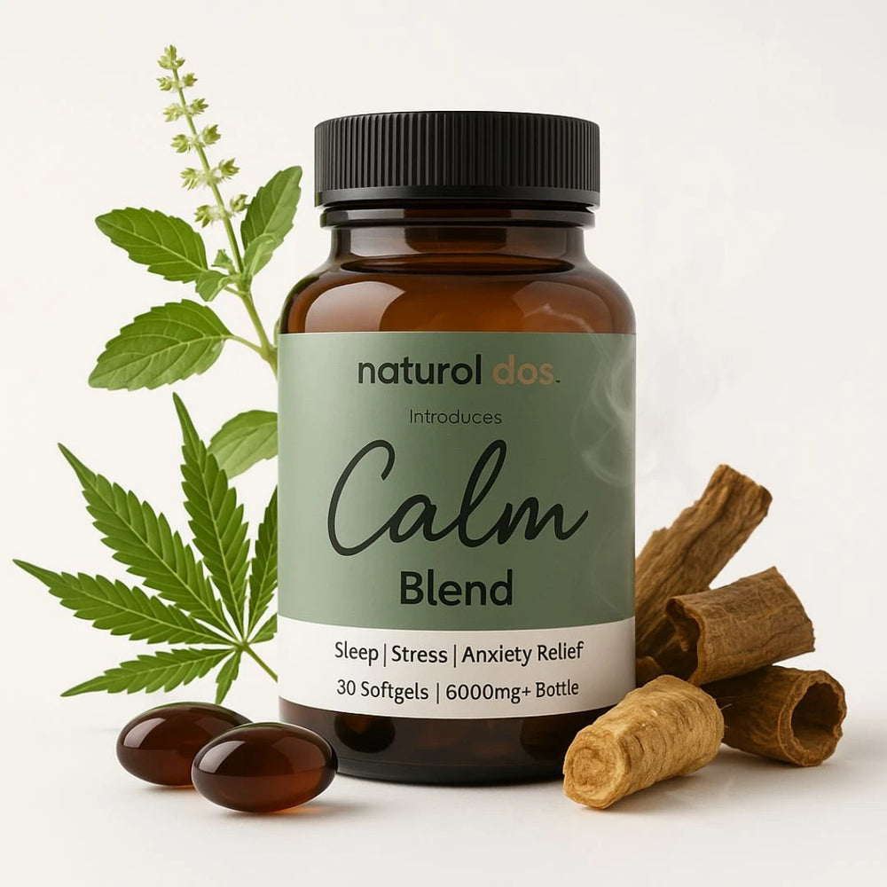 Calm Blend CBDA Softgels – Natural Dos Calm Blend CBDA Softgels – Natural Dos