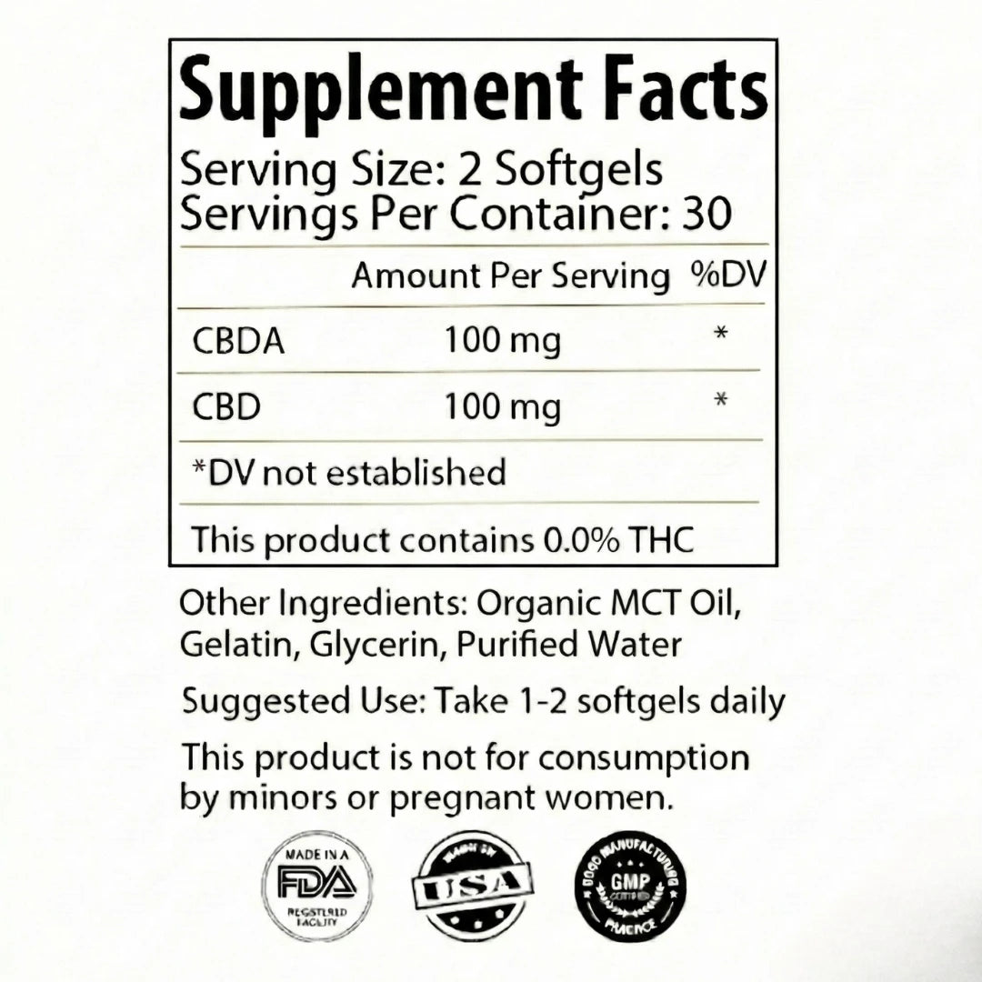 CBDA Capsules