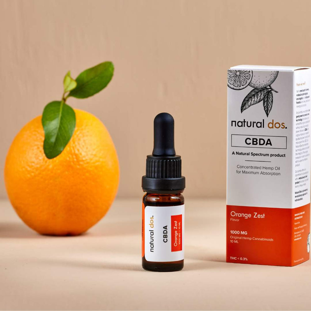 CBDA tincture orange zest