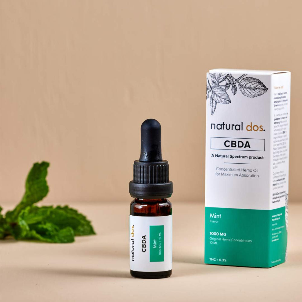 CBDA tincture mint