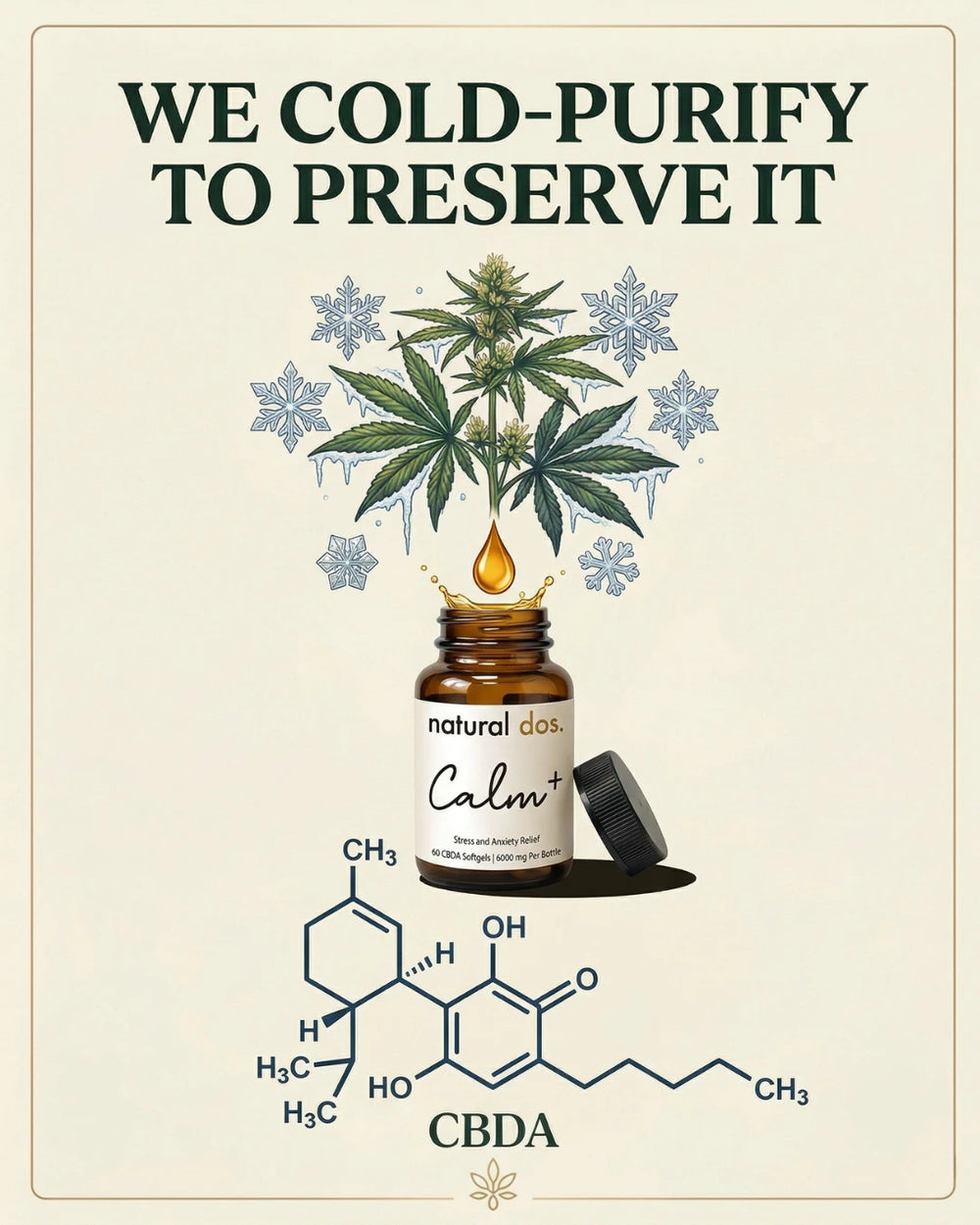 WE COLD-PURIFY TO PRESERVE IT